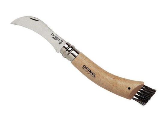 Opinel folding knife for mushroom pickers 08 in an elegant case