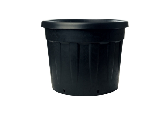 set of 5x 4.5L pot for growing + 18cm saucers