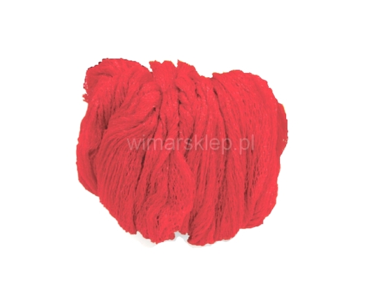 Packaging net, knitted mesh sleeve, 50cm/250m, red