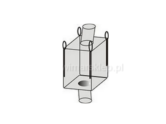 Big Bag with filling and discharge funnel, 500kg