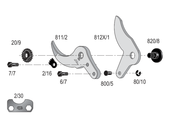 Felco 812 Fast and Powerful Electric Pruner with Backpack and Light Battery