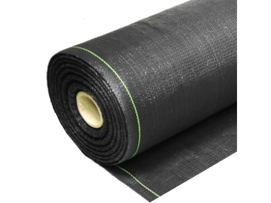 agrotextile 1.1x100m black, green stripes, 70g