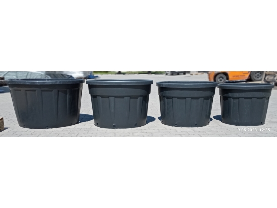 Large Nursery Pots 90-500L, pallet, 100L +