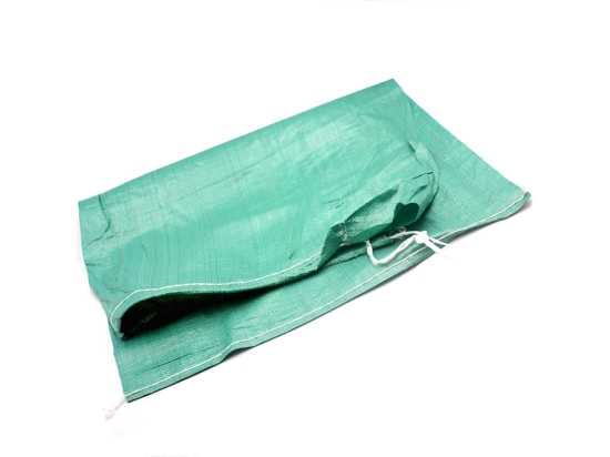 PP bag 50x80 cm with a drawstring, green, 50 pieces