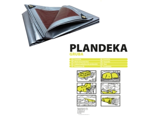 Tarpaulin 210g/m2 protective, thick, various sizes