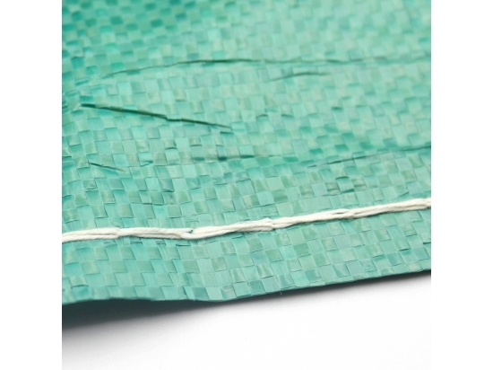 PP bag 50x80 cm with a drawstring, green, 50 pieces