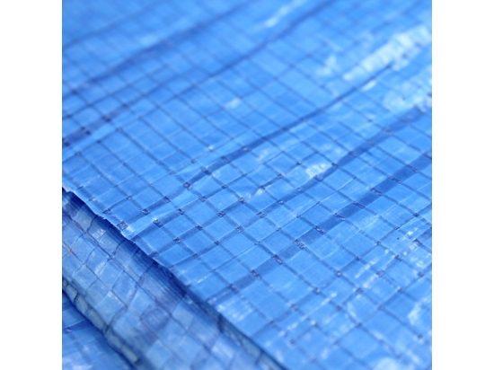 Tarpaulin 55g/m2 universal, white/blue various sizes