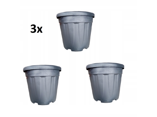 3x 15L pot 3x 30cm stand for balcony cultivation