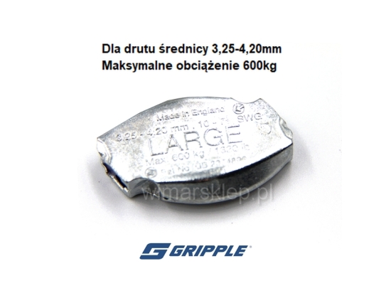 Gripple Plus Connectors - small, medium, large, jumbo