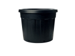 set of 5x 4.5L pot for growing + 18cm saucers
