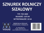 WIMAR 1820-TEX sisal string, 1375m, 6-pack