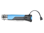 Opinel Outdoor Knife Blue 08 with whistle and saw