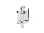 Big Bag with filling and discharge funnel, 500kg
