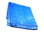 Tarpaulin 55g/m2 universal, white/blue various sizes