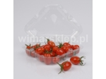 Triangular container with lid 250g, for fruits and vegetables - clamshell PET - 600 pieces