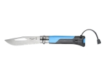 Opinel Outdoor Knife Blue 08 with whistle and saw
