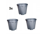 3x 15L pot 3x 30cm stand for balcony cultivation