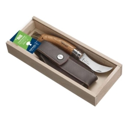 Opinel folding knife for mushroom pickers 08 in an elegant case