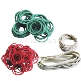 Rubber bands, rubber bands, 60% rubber, diameter 1.5 cm, various widths, 1 kg