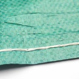 PP bag 50x80 cm with a drawstring, green, 50 pieces