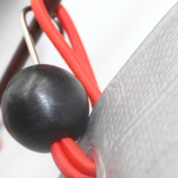 Tarpaulin fastening rubber bands with ball and hook,