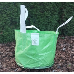 Planterbag II, pp woven container, flexible garden basket GREEN